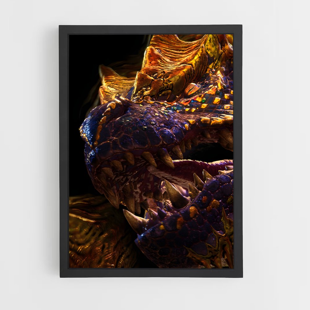 Poster Fleurs de Chasse – affiche Monster Hunter (vue 2)
